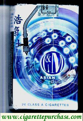L&M ASIAN dub Blue Label cigarettes soft box